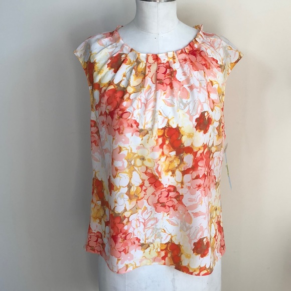 NEW💖Antonio Melani Top M - Brand New, Pop of Color - Picture 9 of 14